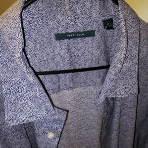 Perry Ellis 4xl blue and white
